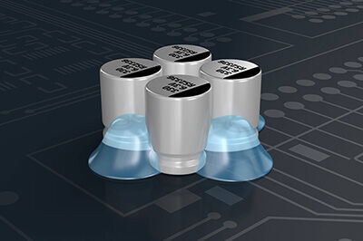 Corner Bonding für Kondensatoren auf einer Leiterplatte